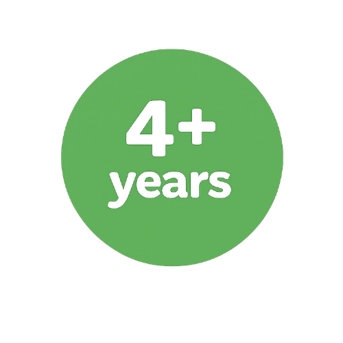 4+ Years