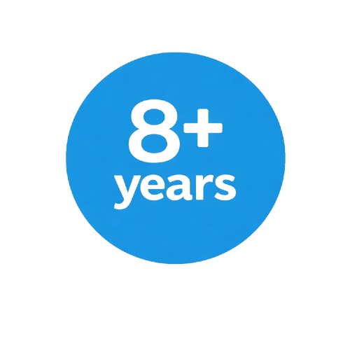 8+ Years